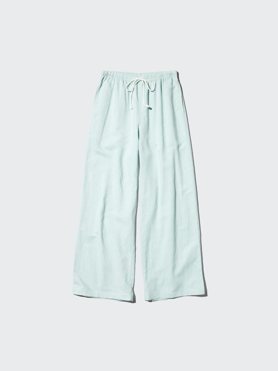 2026春夏ユニクロ大人女性おすすめリネンブレンドイージーパンツ