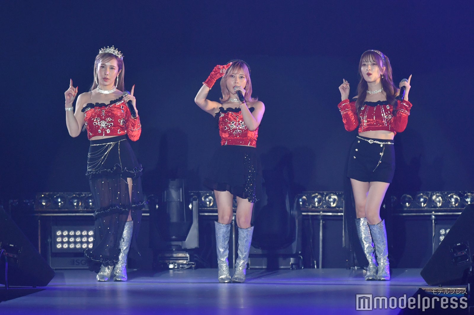 ありしゃん、まりな、さおりん／ヘラヘラ三銃士（C）モデルプレス