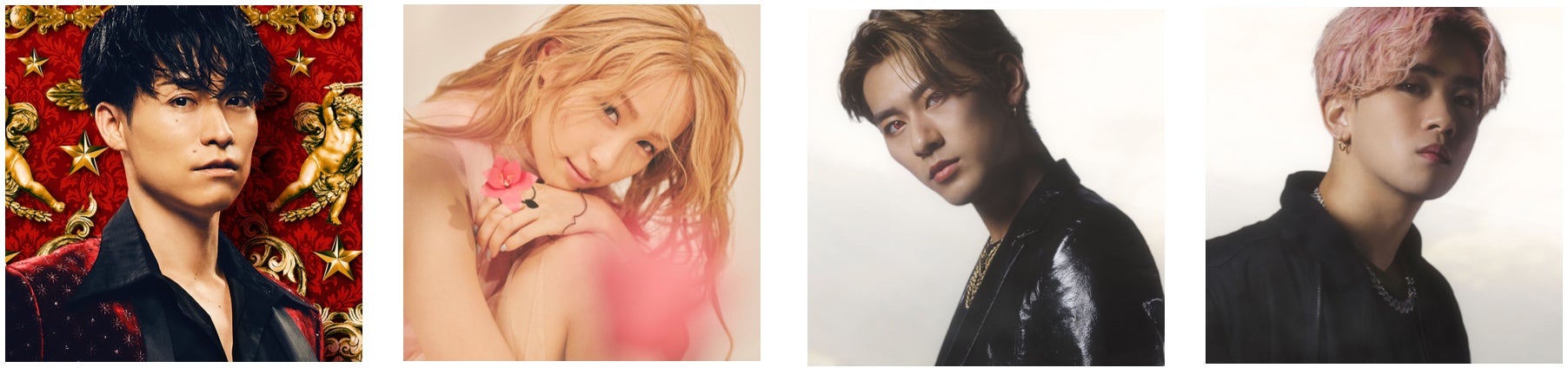 EXILE TETSUYA、Dream Ami、深堀未来（BALLISTIK BOYZ）、奥田力也（BALLISTIK BOYZ）（提供写真）