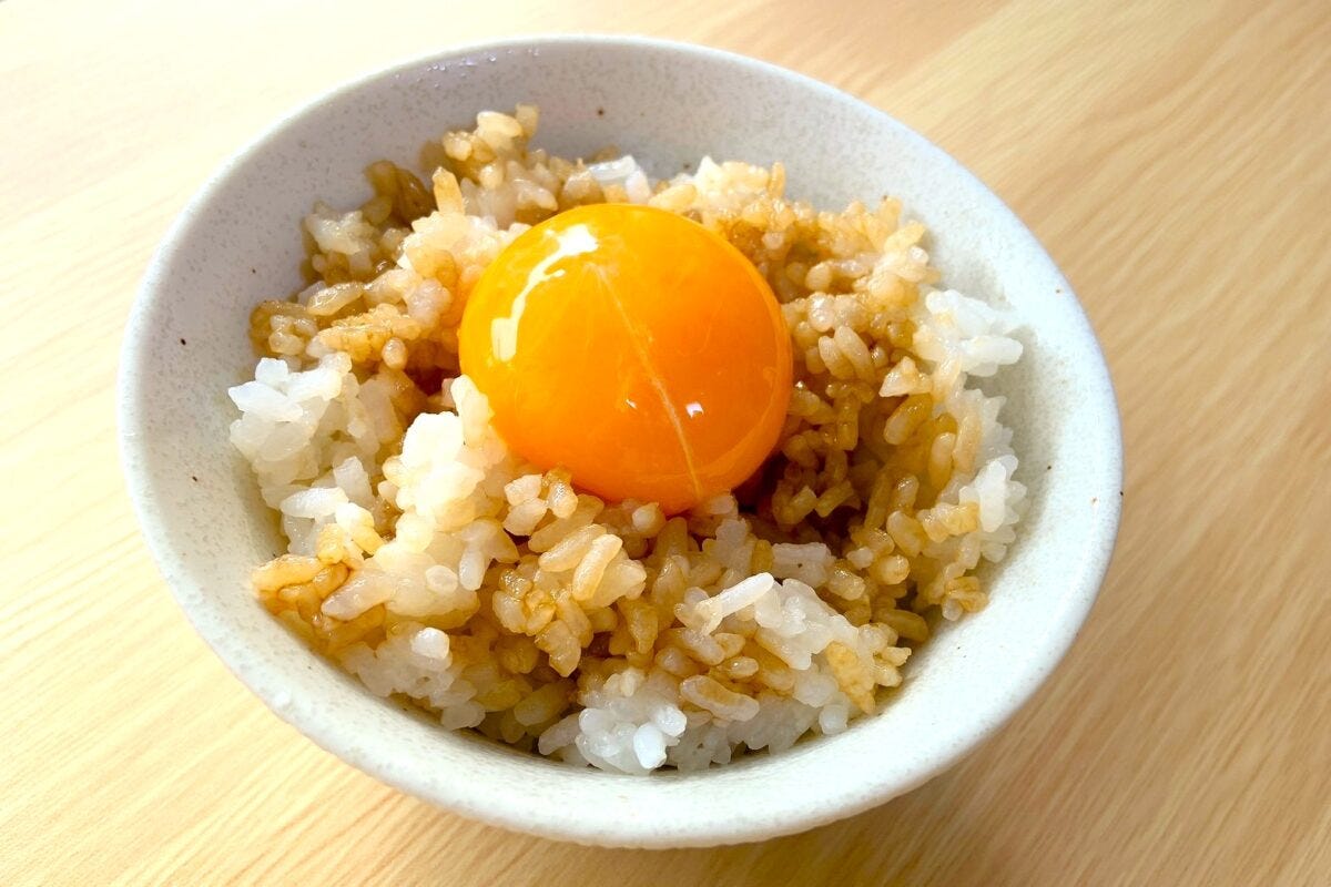 水谷豊の卵かけご飯