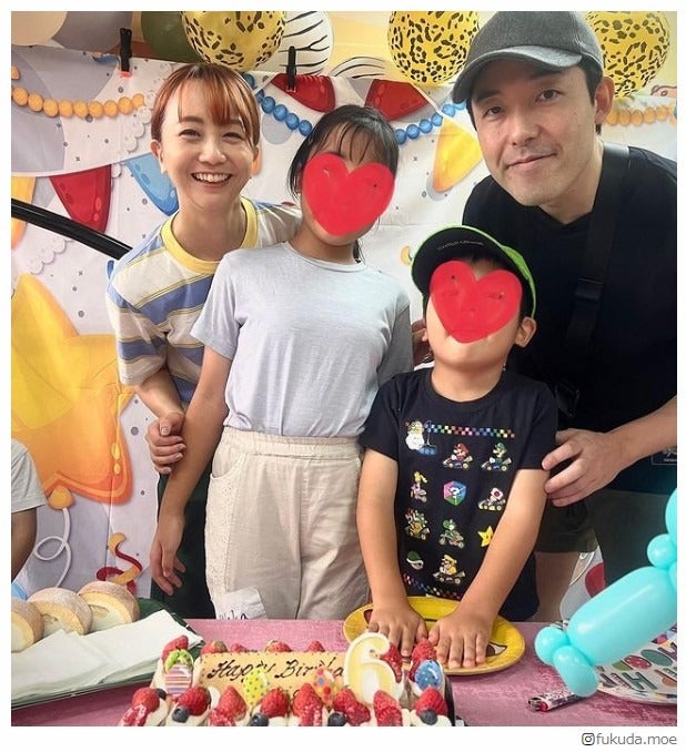 福田萌、夫・オリラジ中田敦彦＆子供たちとの家族ショット公開「うるっときた」「素敵すぎる」の声続々