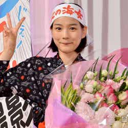 「あまちゃん」クランクアップ取材会に出席した能年玲奈