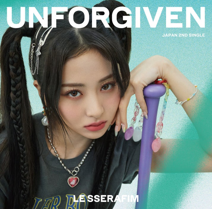 LE SSERAFIM、日本2ndシングル「UNFORGIVEN」ジャケ写＆パック