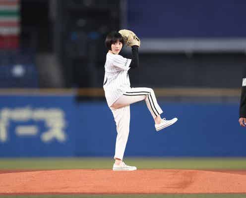 <森七菜インタビュー>人生初始球式の結果は?サプライズ発表も「小さい頃から大好き」