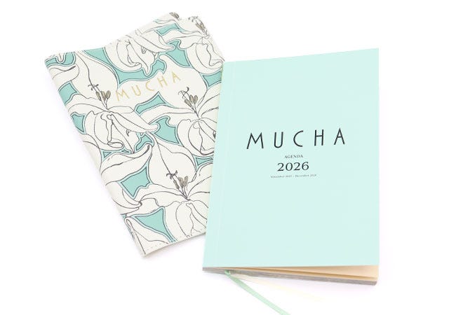 宝島社雑誌付録ＧＬＯＷ12月号のミュシャの2026年スケジュール帳3