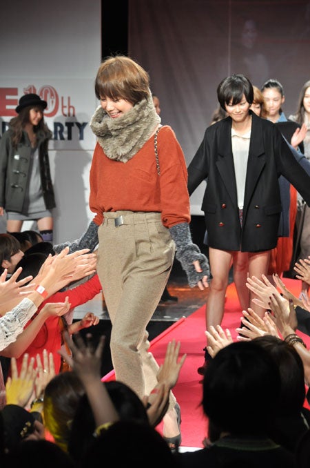 JILLEモデル総出演のファッションショー