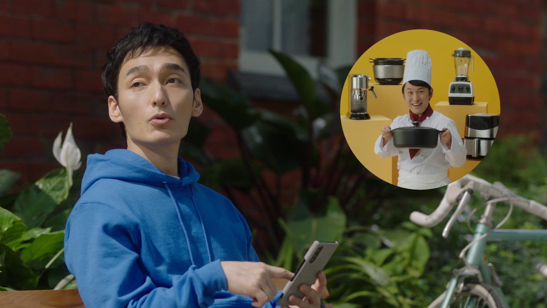 草なぎ剛出演新CMより （提供写真）