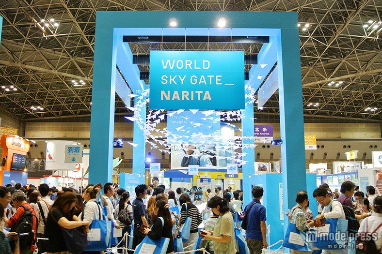 スタンプラリーが楽しめる「成田国際空港」ブース