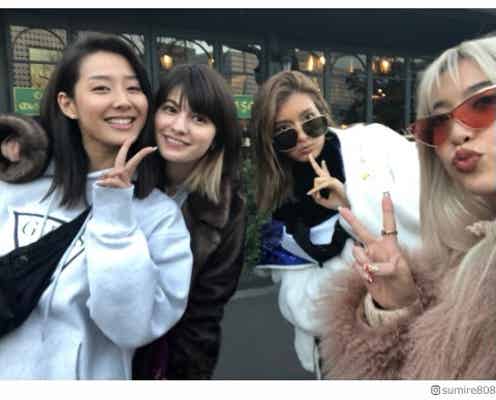 すみれ&ローラ&マギー&植野有砂、“美女軍団”ショットに反響「最強すぎ」