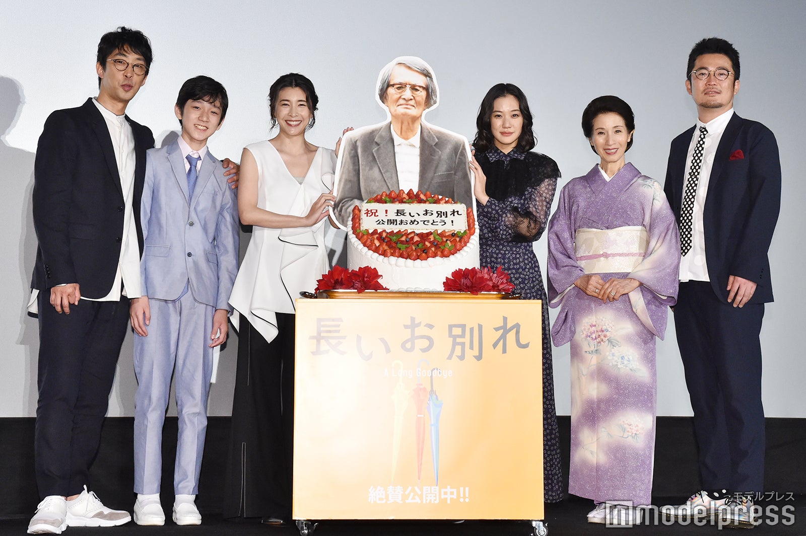 北村有起哉、蒲田優惟人、竹内結子、蒼井優、松原智恵子、中野量太監督 （C）モデルプレス