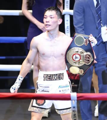 初防衛の松本流星、今後の統一戦に含み「誰と戦いたいではないが…緑のベルトがかっこいいと思う」