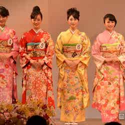 「2014ミス日本」着物審査の様子