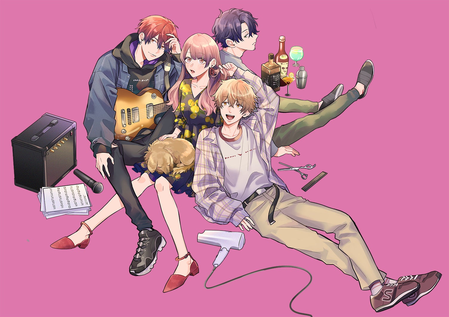 「3Bの恋人～付き合ってはいけない職業男子との恋遊戯～」1巻カバーイラスト（C）ABCTV（C）Moyo Yokoyama／LINE