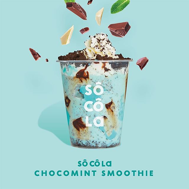 ソコラ チョコミントスムージー 560円／画像提供：オペレーションファクトリー