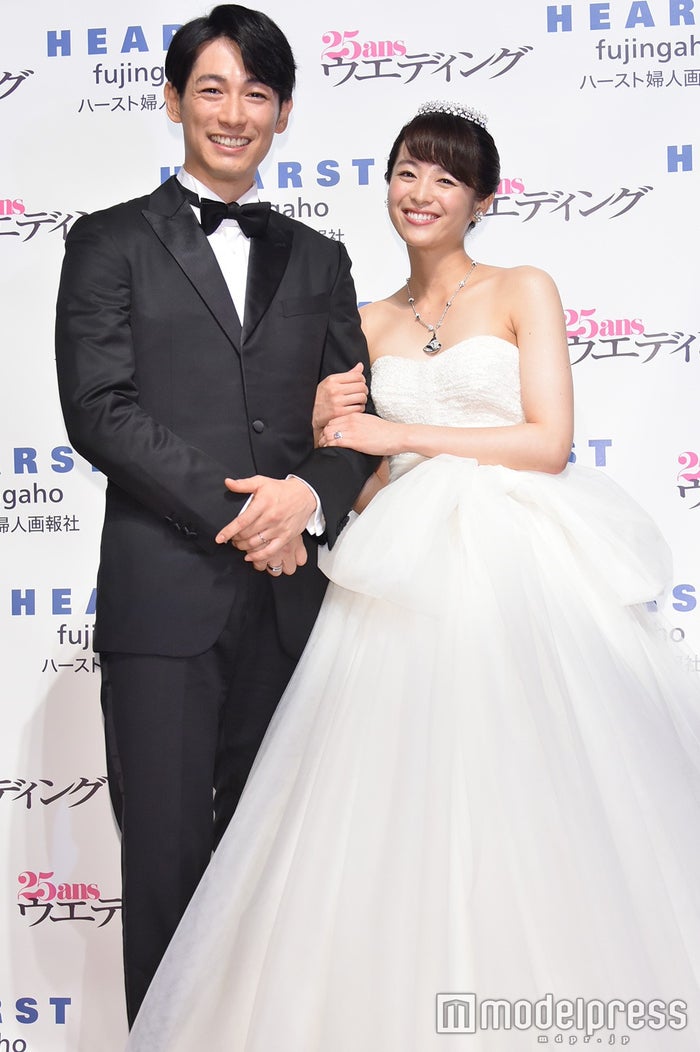 ディーン フジオカ 結婚して幸せ ウエディングドレス姿の清野菜名と照れ笑い モデルプレス