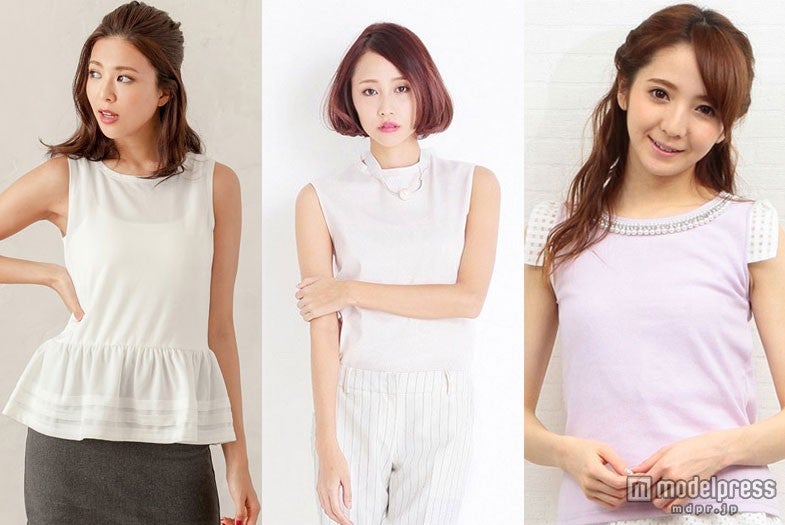 上品セクシーで視線集中！「ノースリーブトップス」3選