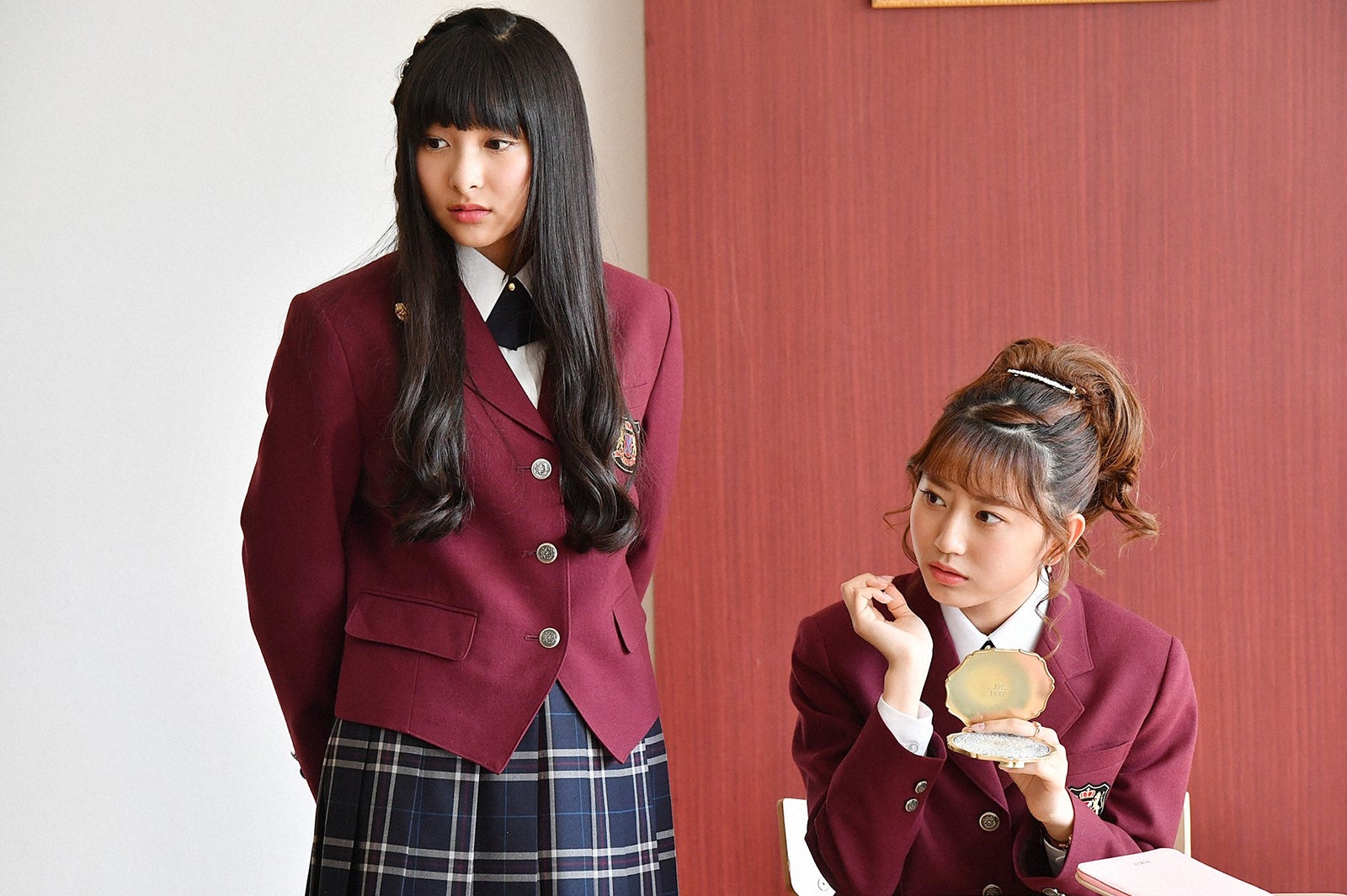 牧内莉亜、喜多乃愛／「花のち晴れ～花男 Next Season～」第5話より（C）TBS