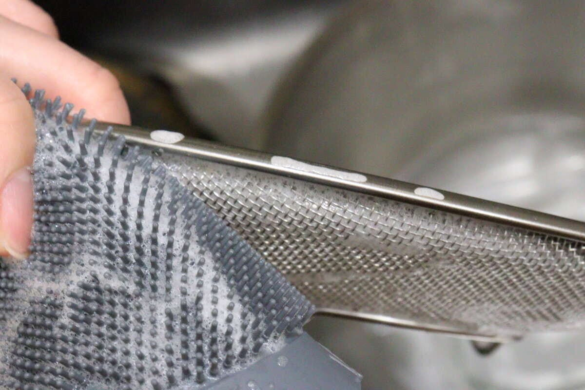 シリコーンキッチンブラシ(ハリネズミ、モノトーン) ザル洗浄 シリコーンキッチンブラシ(ハリネズミ、モノトーン) ザル洗浄