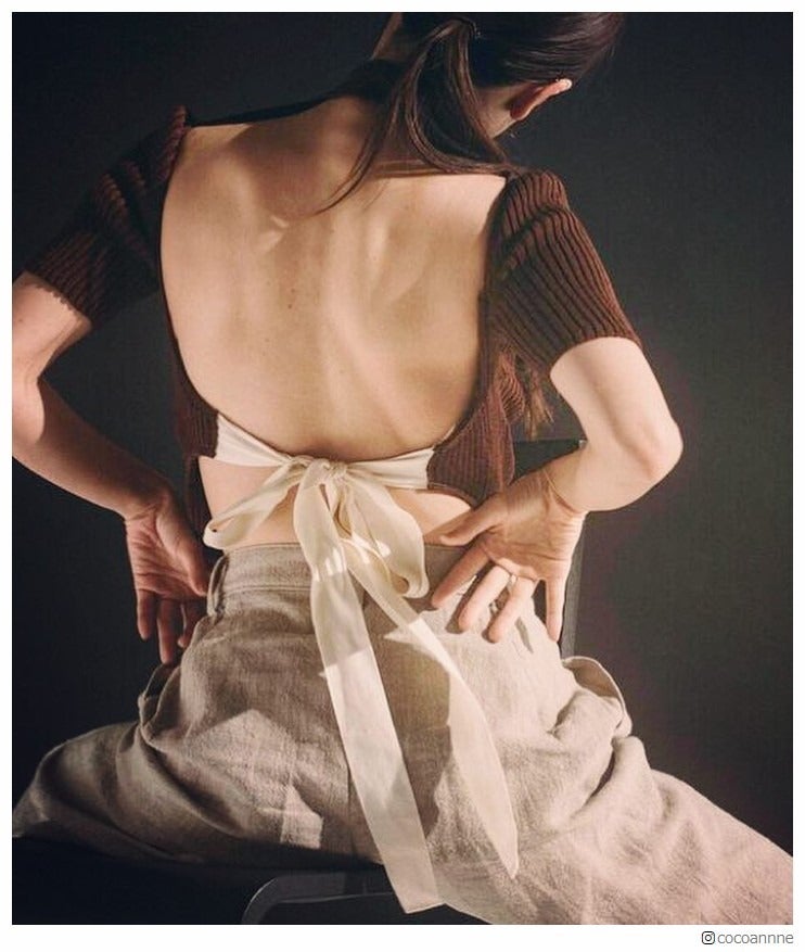 中村アン、“美背中”大胆露出 SEXYなセルフスタイリングショットに反響