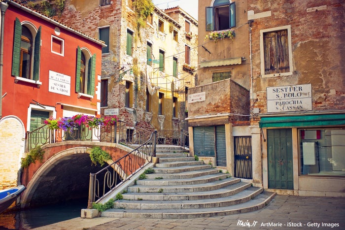 ヴェネツィア いくつもの小路と橋／提供画像