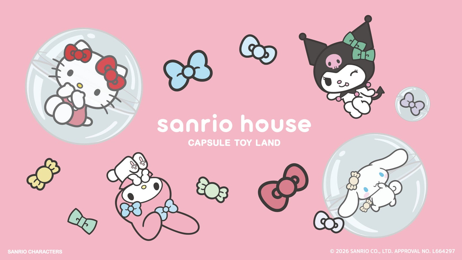 （C）2026 SANRIO CO．， LTD． APPROVAL NO．L664297