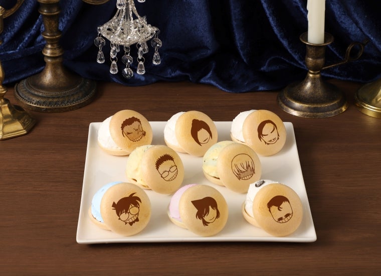 アイスモナカサンド（全8種）税込390円（C）青山剛昌／小学館・読売テレビ・TMS 1996