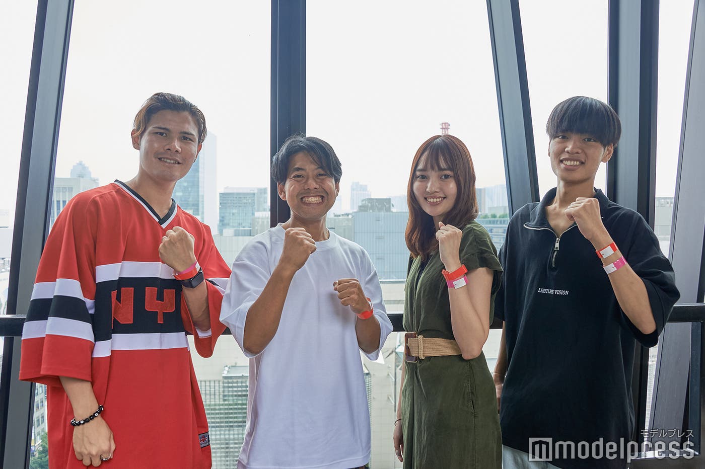 (左から)かずひら、ショウヘイ、りん、モンロー(C)モデルプレス