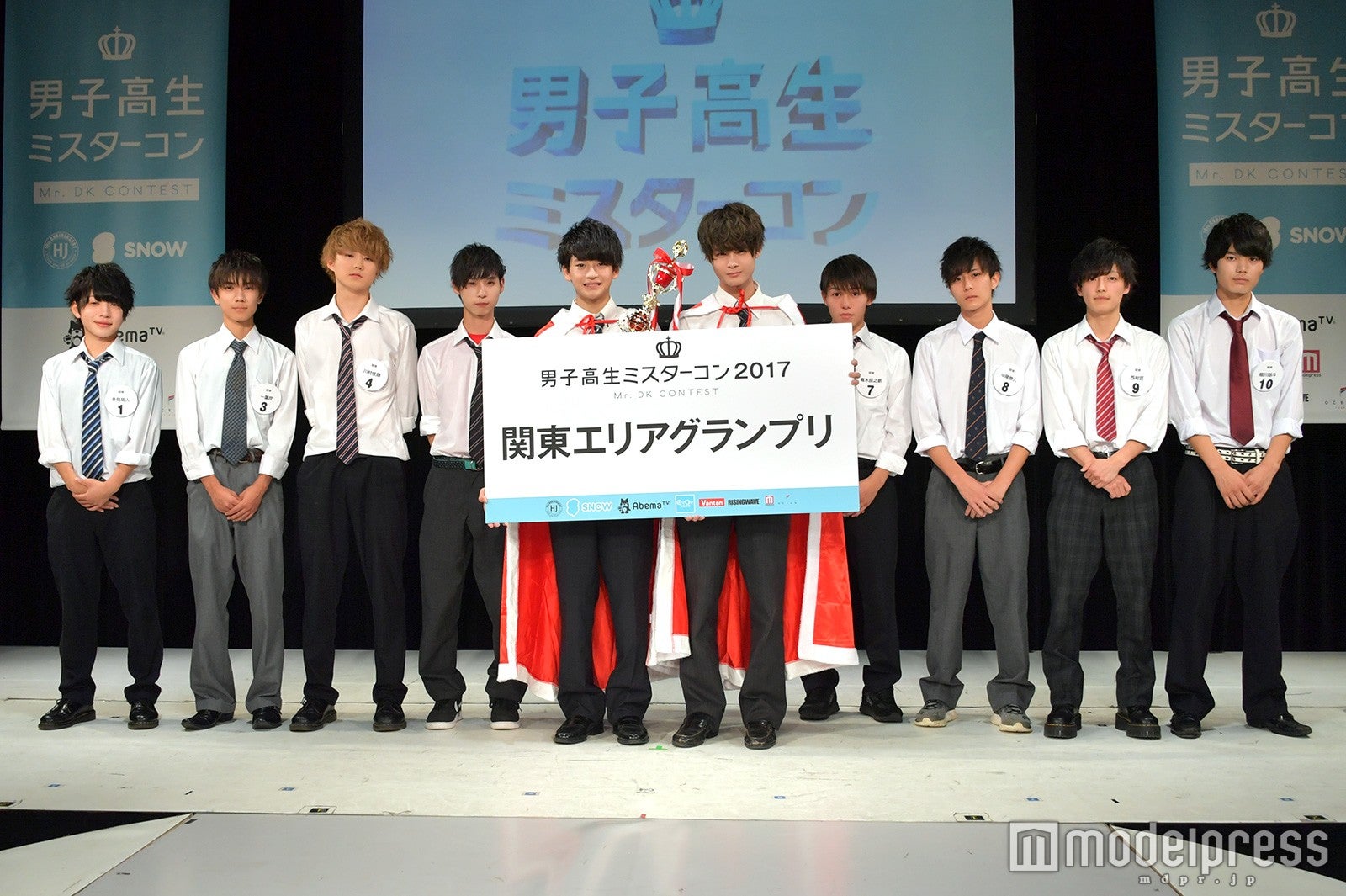 「男子高生ミスターコン2017」関東地方ファイナリスト（C）モデルプレス