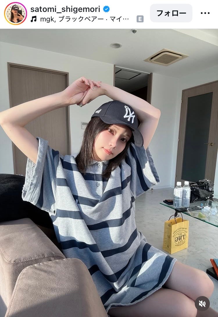 重盛さと美Instagramより