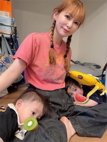 中川翔子、双子のお迎え後は甘えん坊モード「ママママママママになりませんか？」