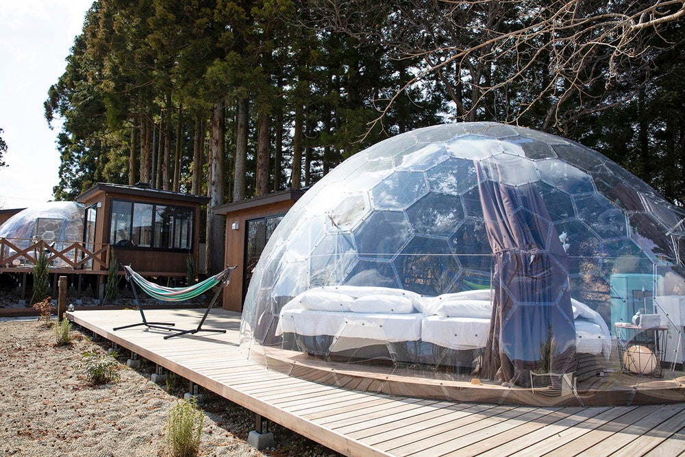 高滝湖グランピングリゾート／画像提供：HAMIRU