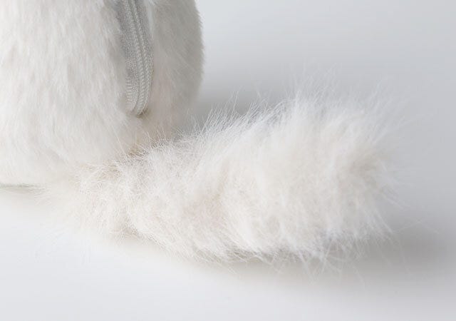 尻尾 吉徳チンチラのぬいぐるみポーチ尻尾