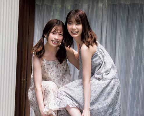 日向坂46高本彩花&東村芽依、ワンピース&浴衣姿で眩しいほどの美しさ