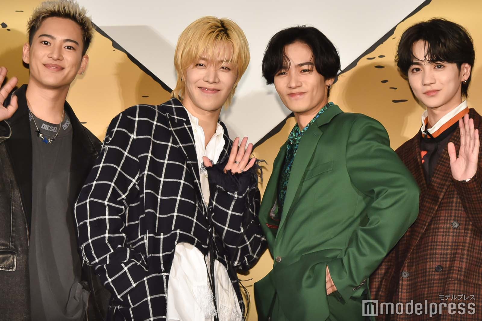 三山凌輝、中本悠太、川村壱馬、吉野北人 （C）モデルプレス