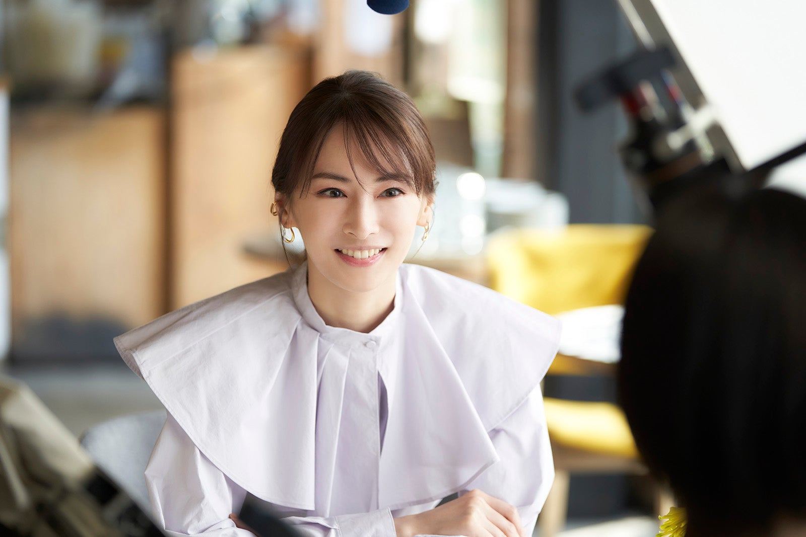 北川景子／CM「信じられる」篇メイキングより（提供写真）