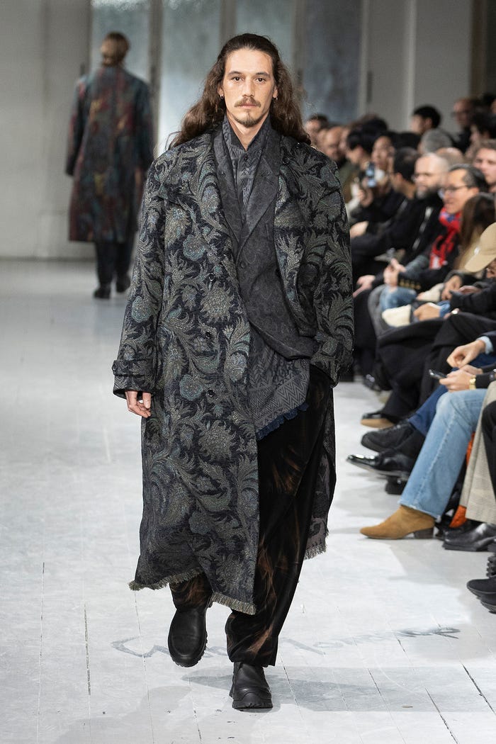 Yohji Yamamoto POUR HOMME 2023-24 A/W(提供写真)