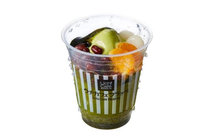 ウチカフェフラッペ 抹茶あんみつ/画像提供:ローソン