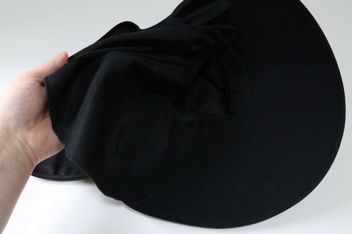 UVカットハット（冷感）　マスク部分