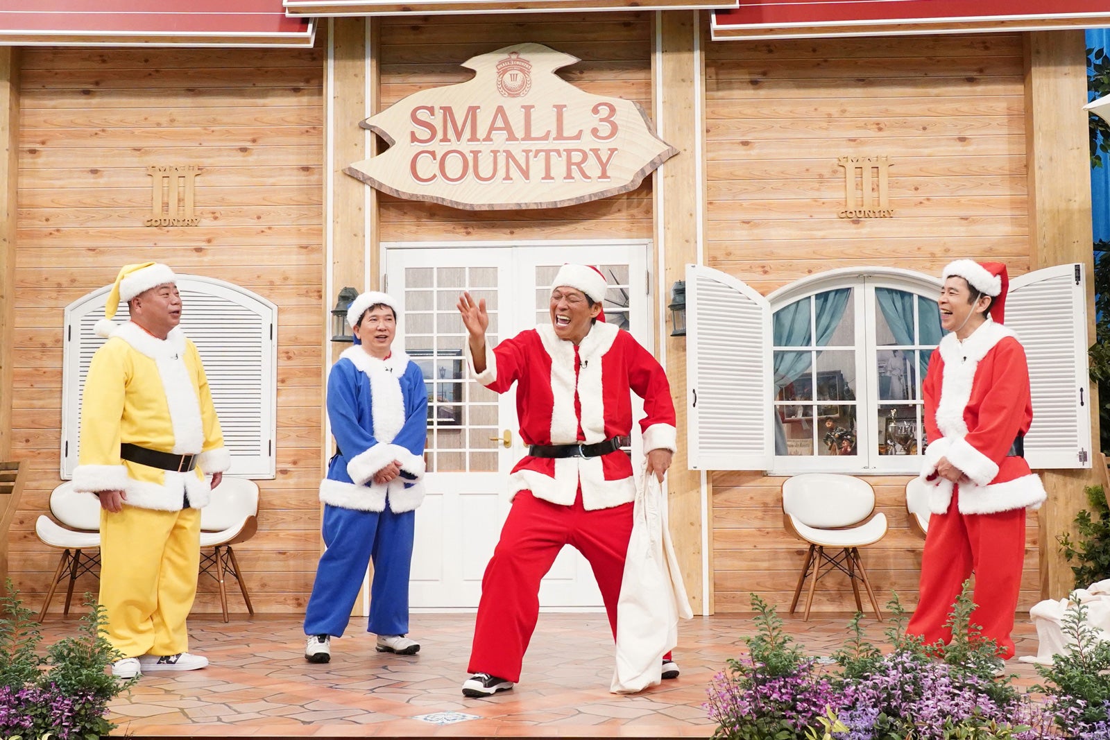 （左から）出川哲朗、田中裕二、明石家さんま、岡村隆史（C）フジテレビ