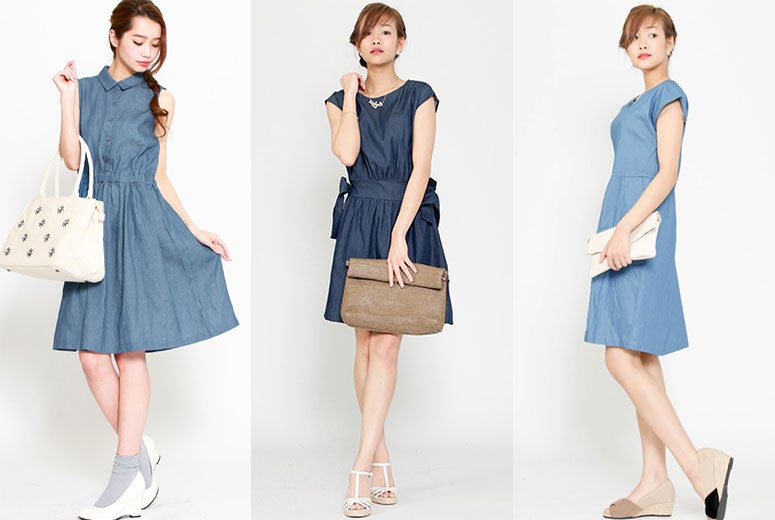 子供っぽいなんて言わせない！トレンド「デニムワンピ」を大人っぽく見せるテク