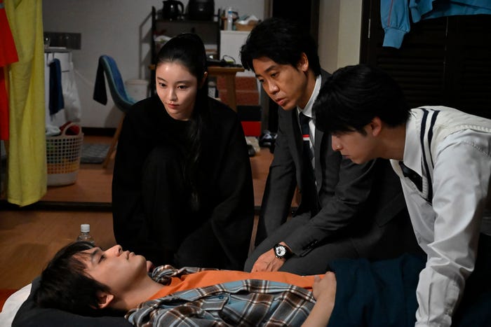 北村匠海、向里祐香、大泉洋、新原泰佑「ちょっとだけエスパー」第7話(C)テレビ朝日