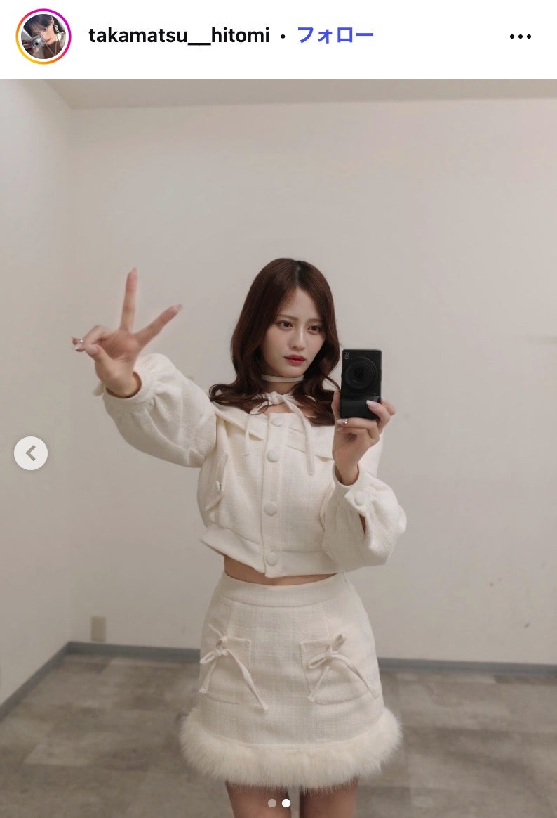 高松瞳Instagramより