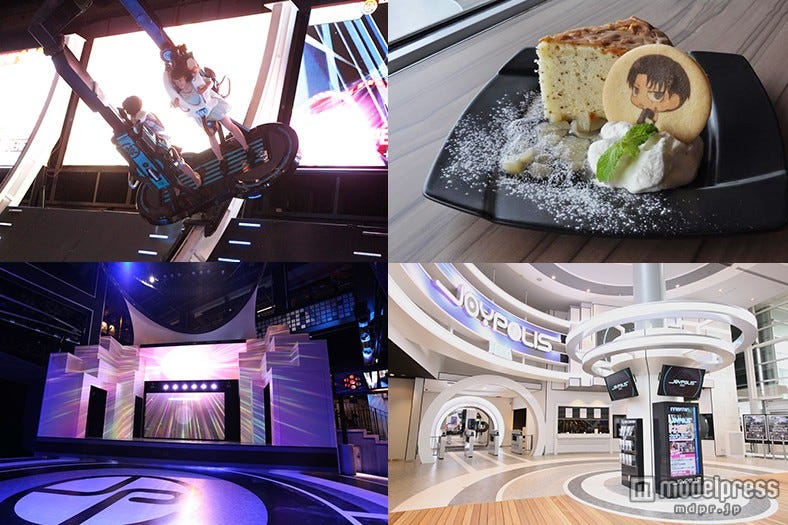 お台場に「進撃の巨人」調査兵団の仲間と戦うアトラクション&リヴァイらキャラメニュー登場