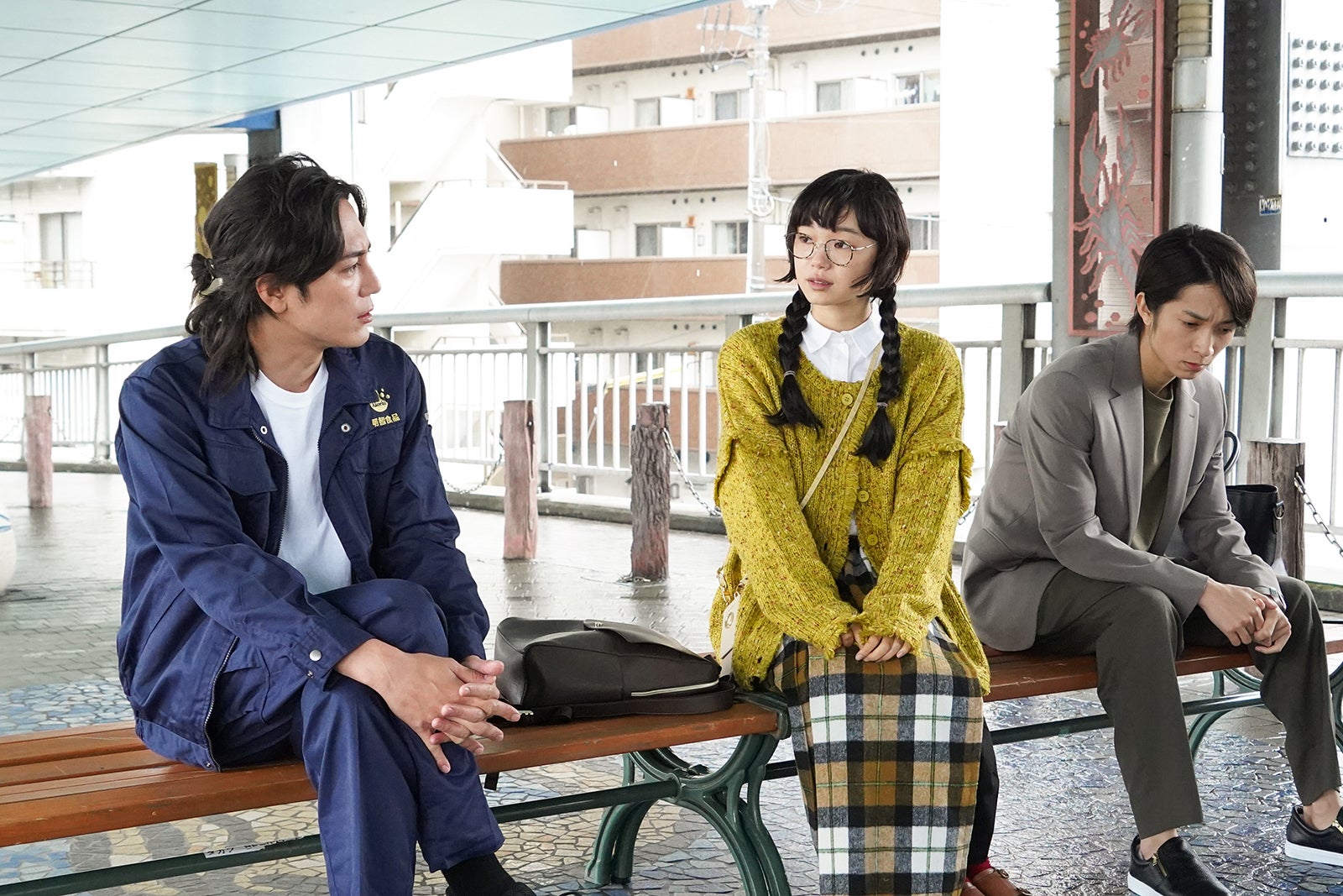 間宮祥太朗、古川琴音、田中樹「ACMA：GAME アクマゲーム」第1話より（C）日本テレビ