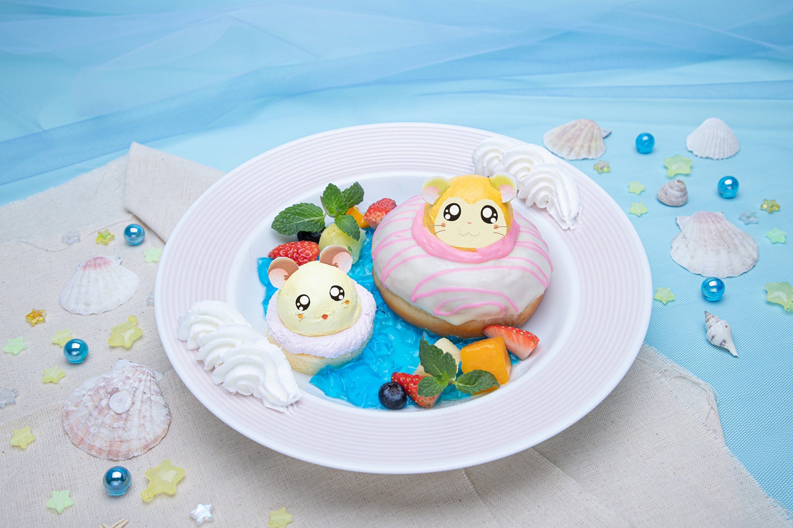 うきゅ～ のりのりドーナツプレート 　1,499円（C）河井リツ子／小学館