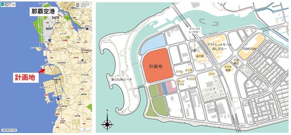 計画地マップ／画像提供：大和ハウス
