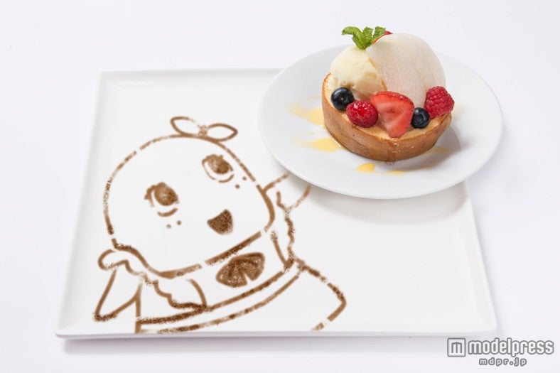 「FUNAcafe名物梨ケーキ」￥980（C）ふなっしー