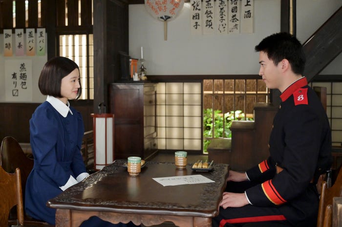 上坂樹里、甲斐翔真「風、薫る」第89話(C)NHK