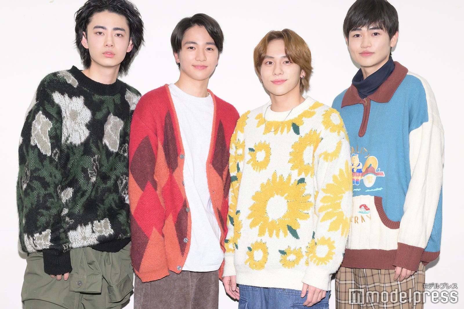 豊田裕大、木戸大聖、山下幸輝、西垣匠（C）モデルプレス