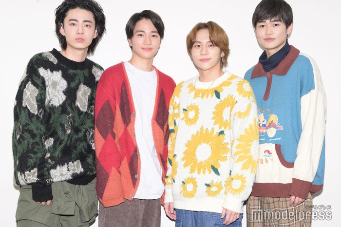 豊田裕大、木戸大聖、山下幸輝、西垣匠(C)モデルプレス